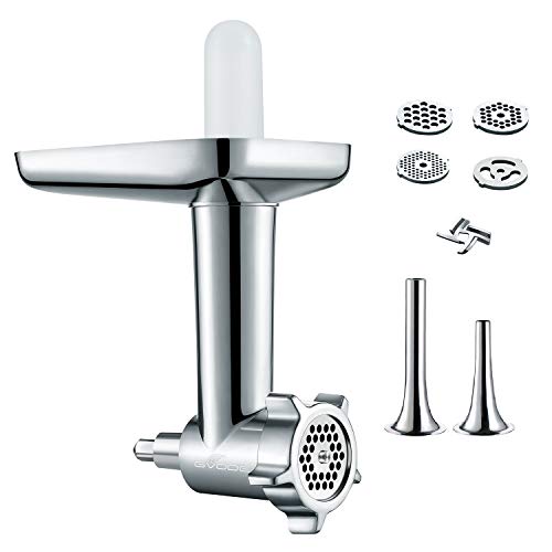 GVODE Meat Grinder Attachment for Kitchenaid Stand Mixer, Including 3