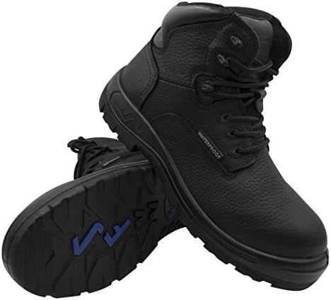 Genuine Grip Women's S Fellas Black Poseidon Composite Toe WP Work Boots - 650