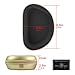 Geekria Shield Headphone Case Compatible with Beats Solo 4/3/2/HD, Replacement Hard Shell Travel Carrying Bag with Cable Storage (Gold)