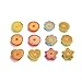ULEE 24-Pcs Reusable Silicone Donut Tray - Nonstick & BPA Free Donut Baking Cups - 6 Shapes with 4 Brilliant Colors, Available for Dishwasher, Oven, Microwave, Freezer