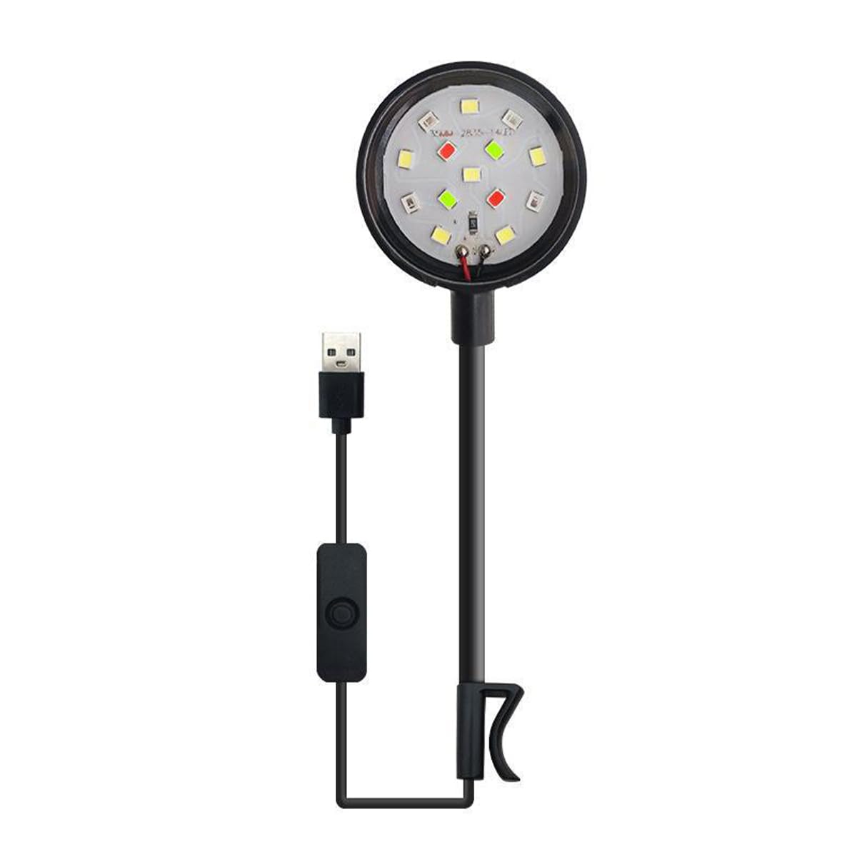 Sarini Mini Aquarium USB Led Light High Brightness Energy Saving LED Aquarium Light Planted Aquarium Light for Aquarium Fishbowl