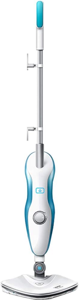 KSBIAO Steam Mop, Multi Function Handheld and Upright Steam Mop, Adjustable Steam Settings, for Stain Removal Floor Carpet, Floor Electric Spray Rotating Pads 1500W-White