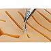 Large 3 Layer Suture Practice Pad Skin with 14 Wounds on Acrylic Base for Added Strength - New Skin Structure | Includes Layer of mesh for Added Strength | Will Not Easily Rip or Tear Doctors Nurses