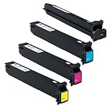 Konica Minolta Part# TN-314C. TN-314K. TN-314M. TN-314Y OEM Toner Cartridge Set