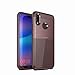 Weejb- Huawei P20 lite Case, Carbon Fiber Dual Layer Shockproof Bumper Case Cover for Huawei P20 lite/Nova 3e (Color : Rosegold)