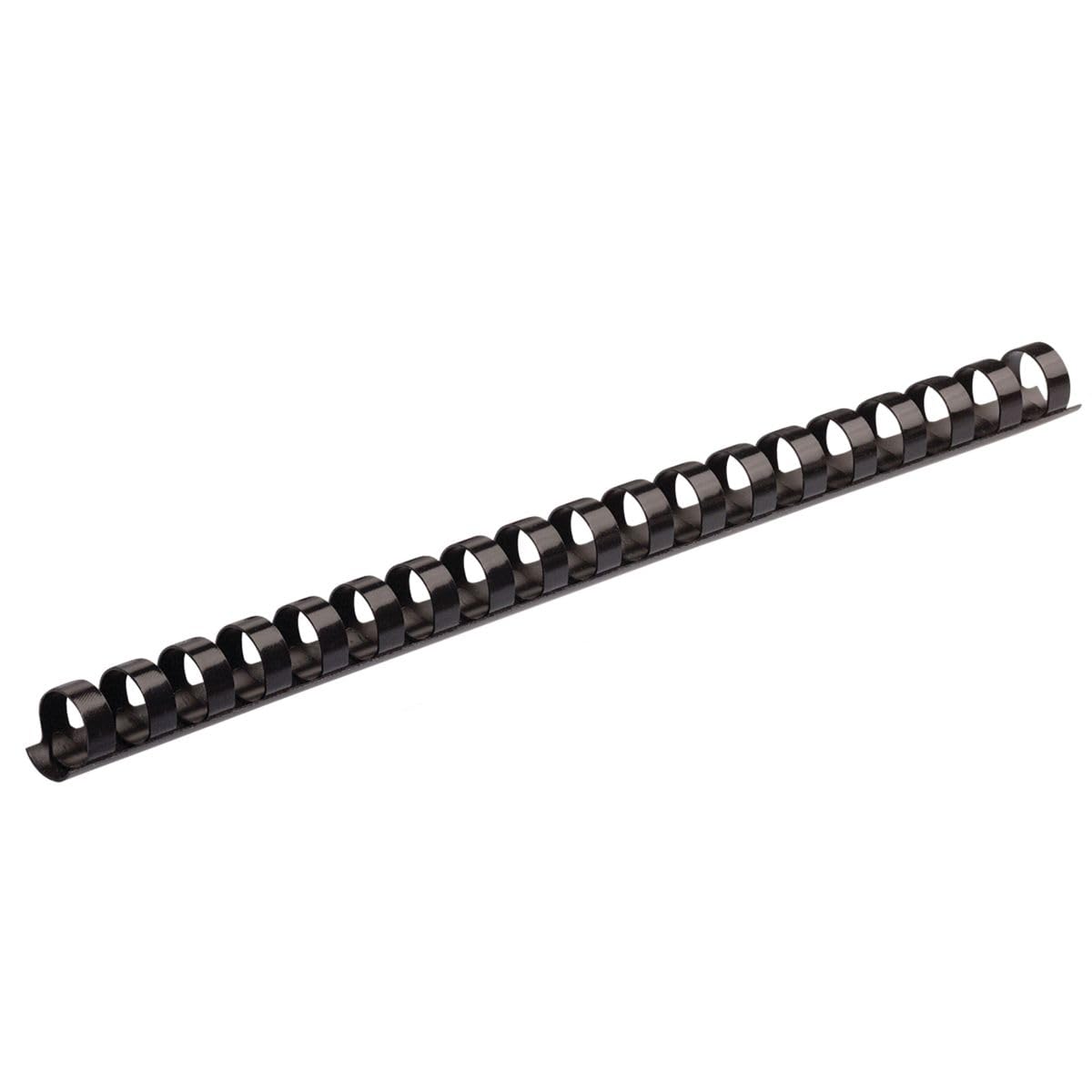 Fellowes A4 10mm Plastic Binding Combs for Comb Binding Machine Binds 41 to 55 Pages - Black, Pack of 25