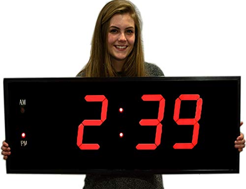 Giant 8" Numbers LED Digital Clock with Remote
