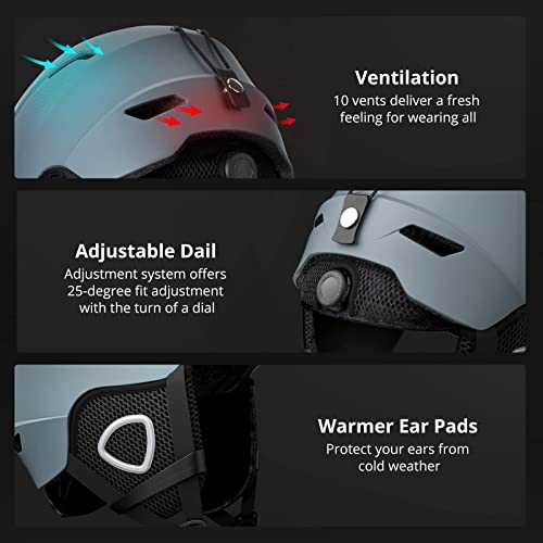 Extremus Snow Bound Ski Helmet Impact Resistance Ventilation