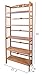 Bamboo 5-Shelf Bookcase, Natural