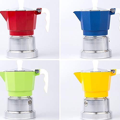 Zjcpow Espressokocher Kaffee Appliance Espressomaschine Moka Pot Kaffeekanne aus Aluminium Haushalt Mokka Kaffeekanne… – Bild 3
