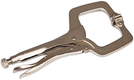 Living House Industrial Level Professional 11-Inch Locking Clamp with Swivel Pads (1 Piece)