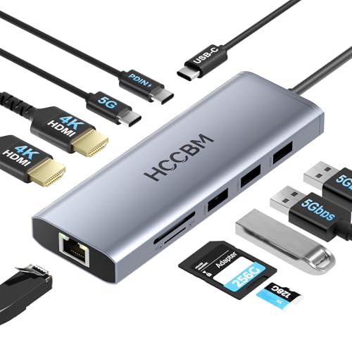USB C Laptop Docking Station Dual HDMI