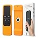 Remote Case for Apple Tv 4th/4K 5th Generation, Akwox Light Weight [Anti Slip] Shock Proof Silicone Remote Cover Case with Lanyard (Orange)-not for New Apple 4k TV Series 6th Gen 2021