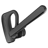 Bluetooth Headset, HandsFree Wireless Earpiece V4.1 in-ear Earbuds with Mic for Business/Office/Driving-Black