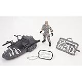 True Heroes Sentinel 1 Action Figure and Vehicle - Steel - Waverunner