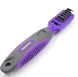 Hertzko Mat Remover Designed with Sharp Small Trappers - Traps and Removes Mats, Knots, Tangles, or Dead Hair - Suitable for Dogs and Cats