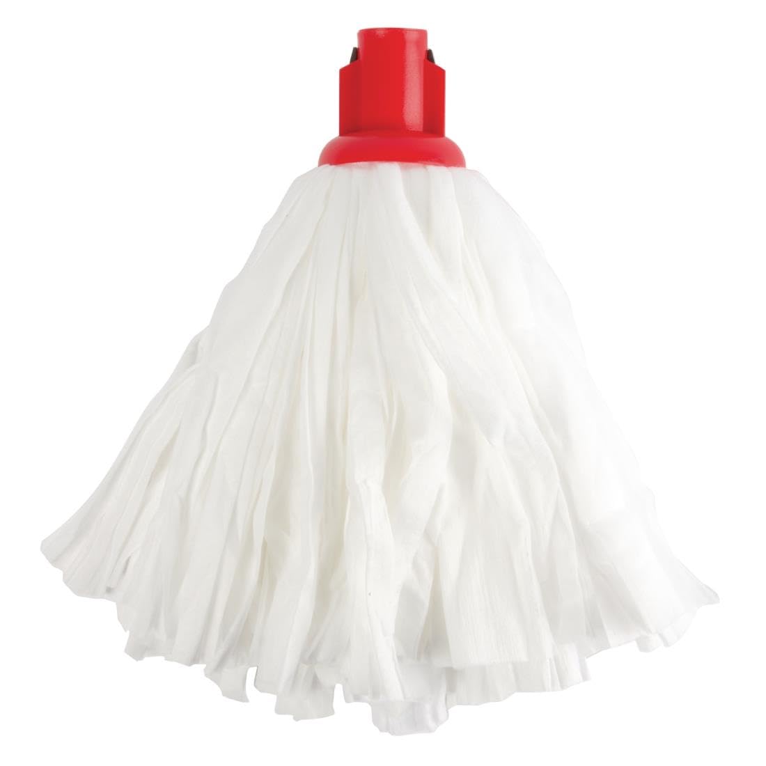 EXEL PSRE1210P Standard Big Mop, White and Red (Pack of 10)
