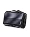 PackIt Freezable Lunch Bag, Gray Stripes, Built with EcoFreeze Technology, Foldable, Reusable, Zip and Fold Closure with Buckle Handle, Perfect for School and Office Lunches