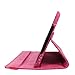 Cellularvilla Compatible with Apple iPad Air Case - 360 Degree Rotating Pink Glitter Pu Leather Flip Folio Multi-Angle Stand Smart Case Cover with Auto Sleep / Wake for iPad Air / iPad 5 (5th Gen)
