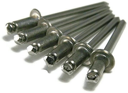 Stainless Steel Domed Pop Rivet Fastener Assortment Kit - 601 Piece - 304 Grade - 4 to 6