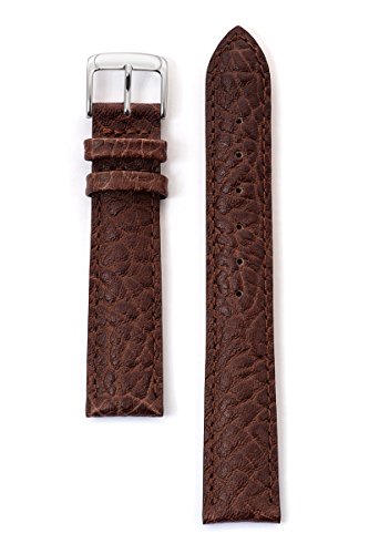 Speidel genuine leather watch band 20mm brown cowhide b…