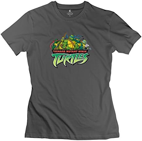RenHe Women's Tmnt 2003 By Ambarbaez D86qz59 Slim Fit T-shirts Size XL DeepHeather