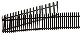 Dollhouse Miniature "Rusty Look" Fence in Metal