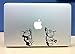 Toy Story Alien Little Green Men Touching Apple Disney Apple Macbook Decal Vinyl Sticker Apple Mac Air Pro Retina Laptop sticker