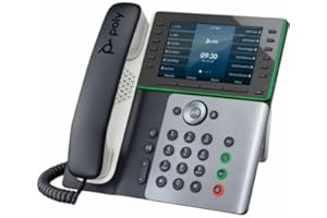 Poly Edge E550 IP Phone - Wired - NFC, Wi-Fi, Bluetooth - Desktop - VoIP - IEEE 802.11a/b/g/n - 2 x Network (RJ-45) - PoE Por