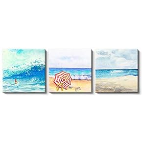3 Piece Canvas Wall Art for Living Room Bedroom Home Artwork Paintings Cartoon Ready to Hang - 12"x12"x3 Panels