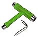 All in One Skate T/Y Tool Skateboard Tool, Multi-Function and Portable Skate Tool for Peny Borad and Longboard Screwdriver (Green T)