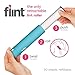 Flint Retractable Lint Roller, Refillable, 30 Sheets, Light Blue