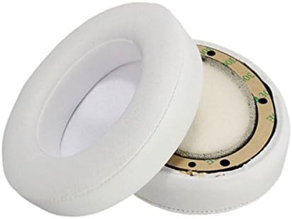 Memory Foam Ear Pads - Protein Leather Replacement Parts Ear Cushion Cover Earpads Ear Cups for B0500 / B0501 Beats Studio 2 Wired and Wiresless Studio 2.0 (WHITE)