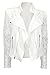eVogues Plus Size Open Front Lace Sleeve Jacket White