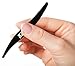 Black Tweeze'It Tweezers - Professional and Premium Quality Stainless Steel Tweezers with Surgical Precision - Best Way to Pluck Eyebrow and Ingrown Hairs - Lifetime Guarantee