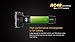 2016 Edition FENIX RC40 6000 Lumen Rechargeable Cree XM-L2 U2 LED Flashlight/ Searchlight, Car / Home charger, Fenix ARB-L3 7800mAh battery with EdisonBright battery sampler bundle