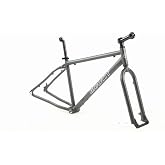 Gravity Fat Bike Frame Fork for 26 Inch Wheels with Headset Stem Seatpost and Seatpost clamp.
