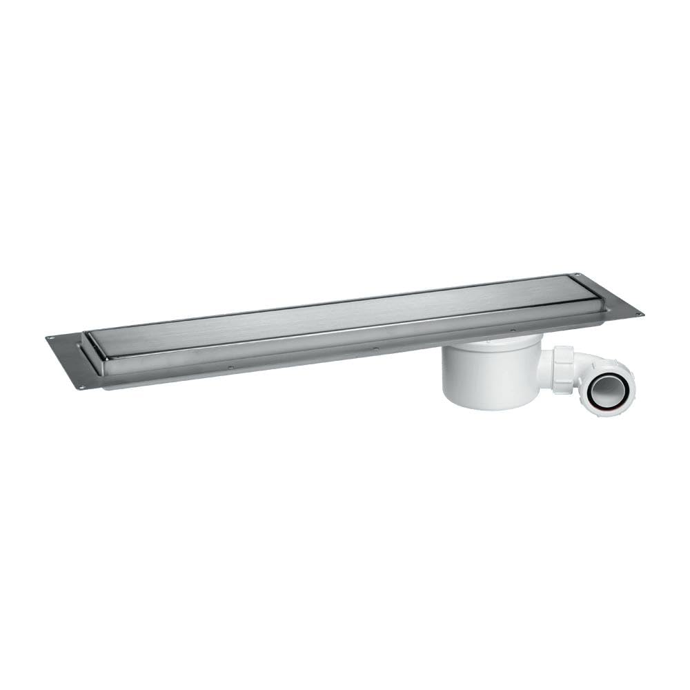 McAlpine CD600-B Brushed Stainless Steel Linear Shower Drain Suitable for Tiled Floors