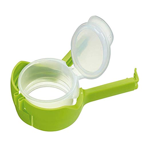 Efaster Bag Clip Pour Food Sealing Storage Seal Sealer Freezer Fridge Clamp Cover Fresh-Keeping Clips，All-Purpose Air Tight Grip Clips for Kitchen Office to Seal Coffee Bags (Green X2) - Thumbnail 7