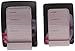Ted Baker ATED399 Splendor Floral Faux Leather Travel Bag Tags with Adjustable Strap, Set of 2, Multi, Small