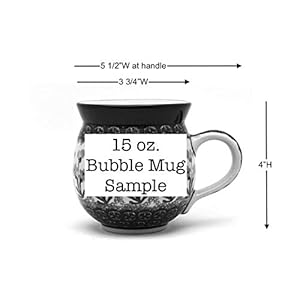 Polish Pottery Mug – 15 oz. Bubble – Terrace Vines