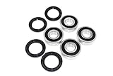YAMAHA YFZ 450 ATV Bearings & Seals kit both sides Front Wheels 2004-2009