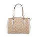 Coach F58290 Signature PVC Mini Christie Carryall Satchel Light Khaki/Chalk