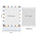 Makeup Mirror, LEEPWEI Natural Led Light with Detachable 10X Magnifying Spot Mirror Countertop Cosmetic Makeup Mirror