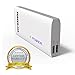 THE #1 Rated Portable Phone Charger- LIFETIME 13000mAh Dual USB - MOST POWERFUL Rechargeable Power Bank For Mobile Devices - iPhone, Samsung Galaxy & More. BEST External Battery Pack On The Go (White)