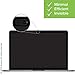 ZOOKYO 9 Webcam Cover Slide for Laptop with White Ring Indicator When Open, Ultra Thin, Online Security, Camera Cover Sticker for MacBook or Any Laptop, 3M Adhesive, Upgraded Model, 9-Pack, Black