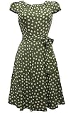 slim fit dress slacks Sage Ditsy Floral Square Neck Ruffle Hem Midi Dress Large