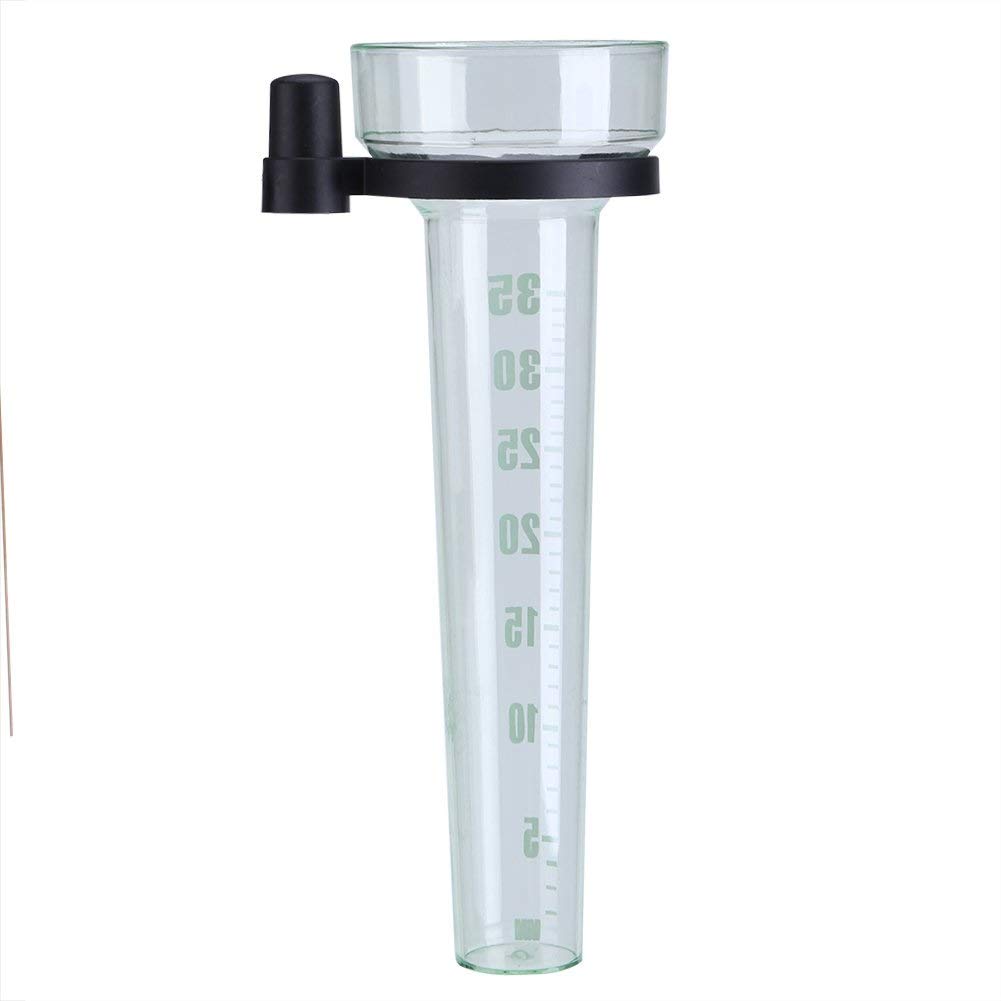 Nikou Rain Gauge, 35mm Plastic Tube Professional Rain Gauge Dual Scale(Inches and millimeters) for Garden, Outdoor, Yard