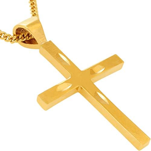 Lifetime Jewelry Cross Necklace [ Gold 