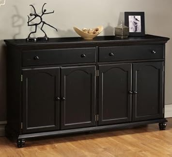 Home Decorators Collection Harwick Black Credenza Sideboard Buffet